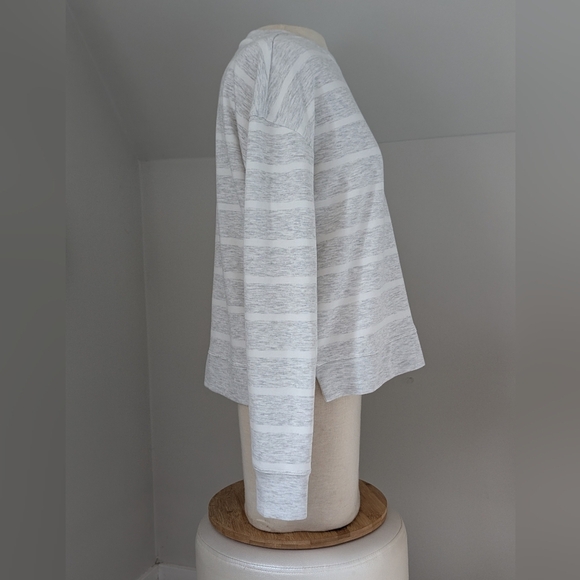 Danskin Cozy Striped Long Sleeve Top - Picture 3 of 11